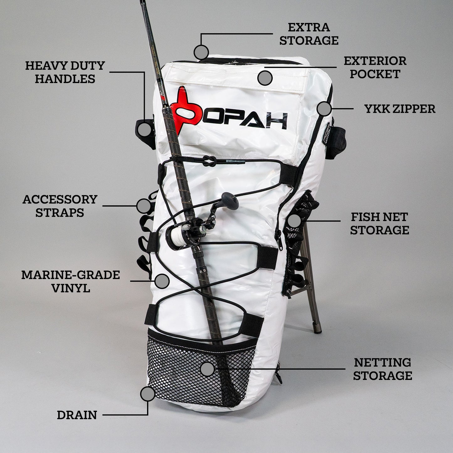 Opah Fathom K4 Kayak Cooler Bag, 46"L x 28"W (Tapered) x 10"H
