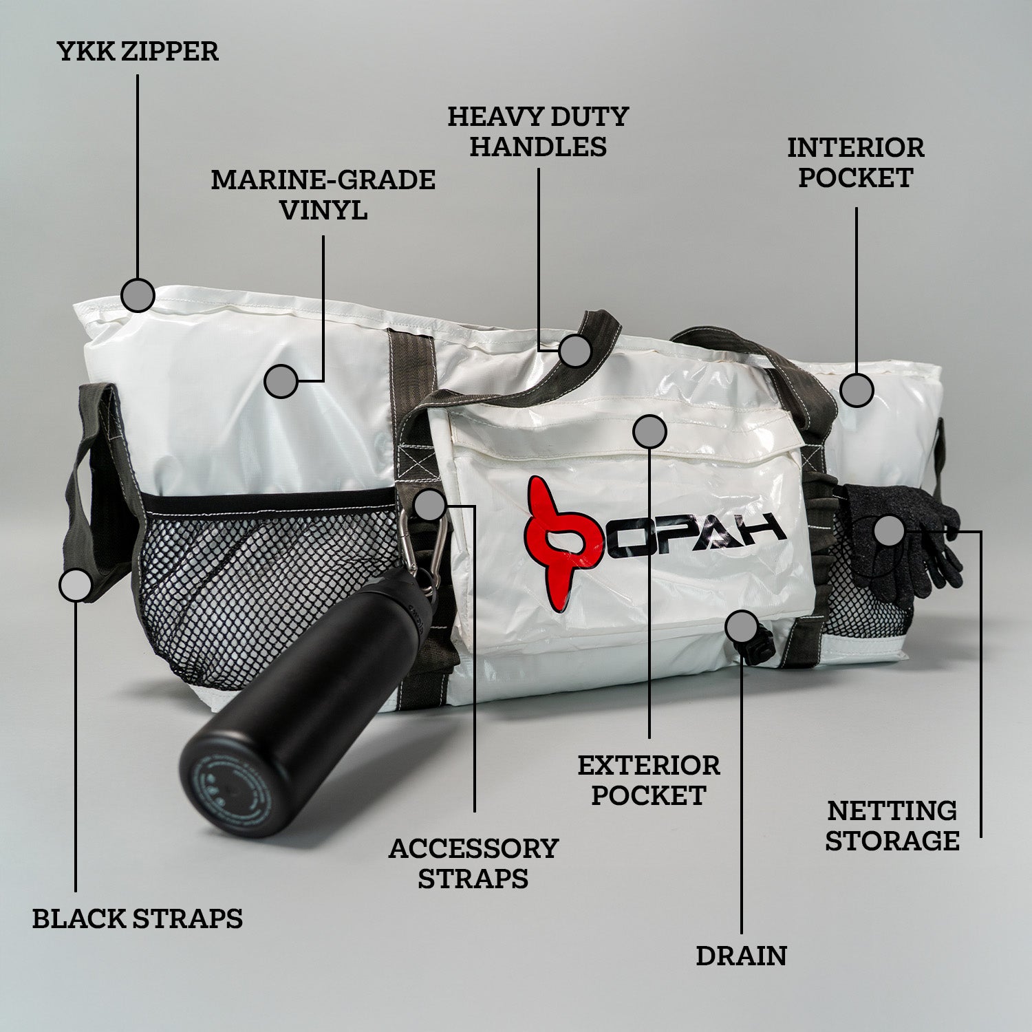 Opah Gear Fathom 3 Fishing Cooler Bag – 52 Quart – Opah Gear Fishing Bags