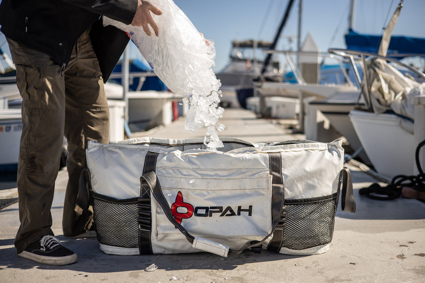 Opah Gear Fathom 4 Fish Cooler Bag Kill Bag. Protect your catch longer. The most reliable fish bag on the market. Purposely built to be the highest quality fish cooler bag in sportfishing. Even great when used as an insulated cooler bag while out camping or for other normal use. The highest quality insulated bag. A perfect Tuna Kill Bag, Dorado Kill bag, or yellowtail kill bag.