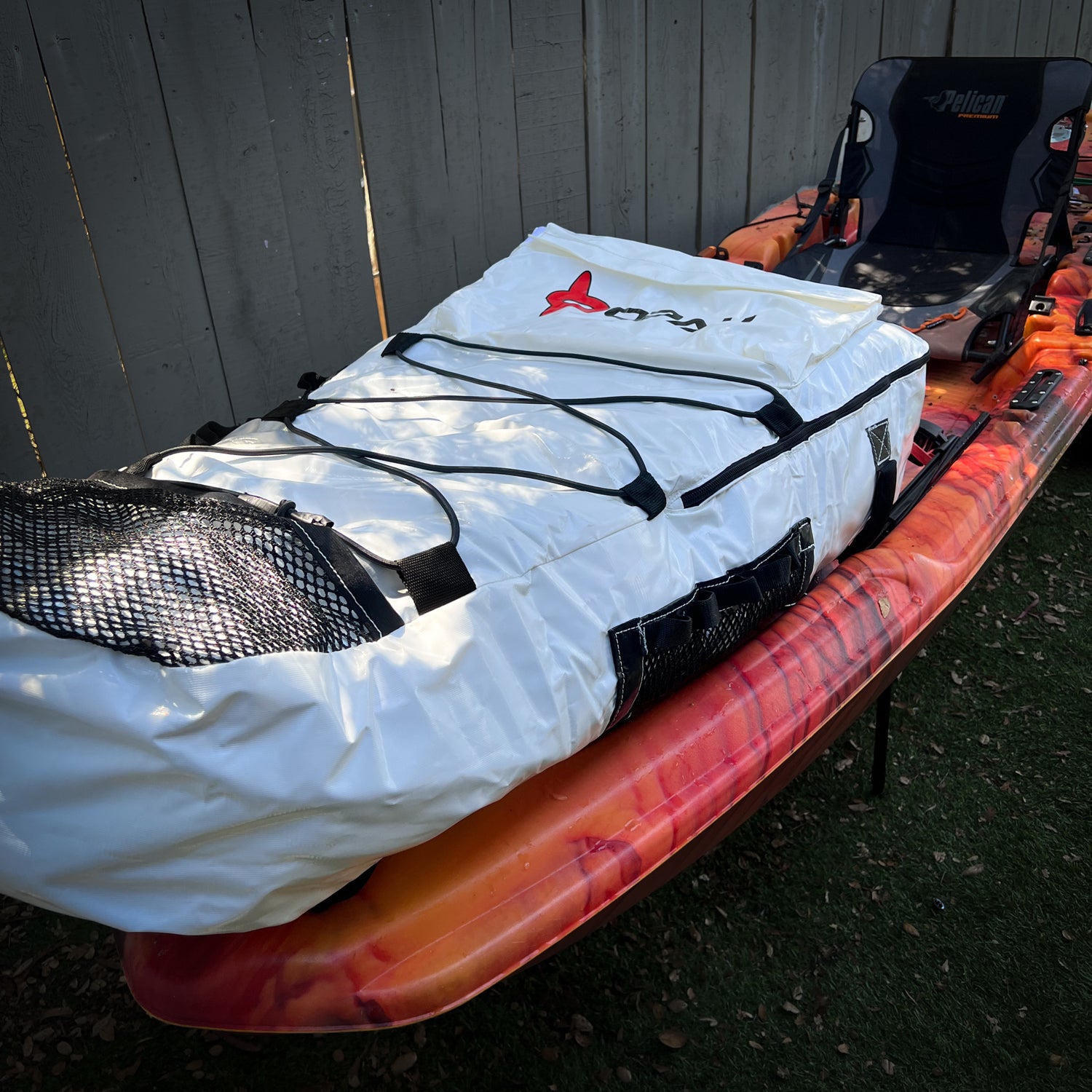 Opah Fathom K4 Kayak Cooler Bag, 46L x 28W (Tapered) x 10H – Opah Gear  Fishing Bags