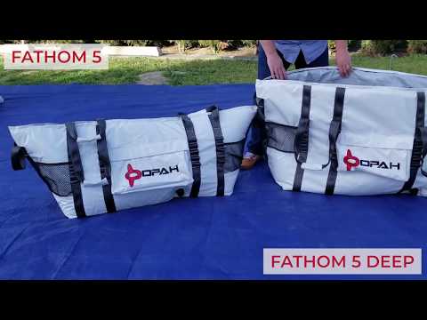 Opah Gear Fathom 5 Fish Cooler Bag Kill Bag. Protect your catch longer. The most reliable fish bag on the market. Purposely built to be the highest quality fish cooler bag in sportfishing. Even great when used as an insulated cooler bag while out camping or for other normal use. The highest quality insulated bag. A perfect Tuna Kill Bag, Dorado Kill bag, or yellowtail kill bag. 
